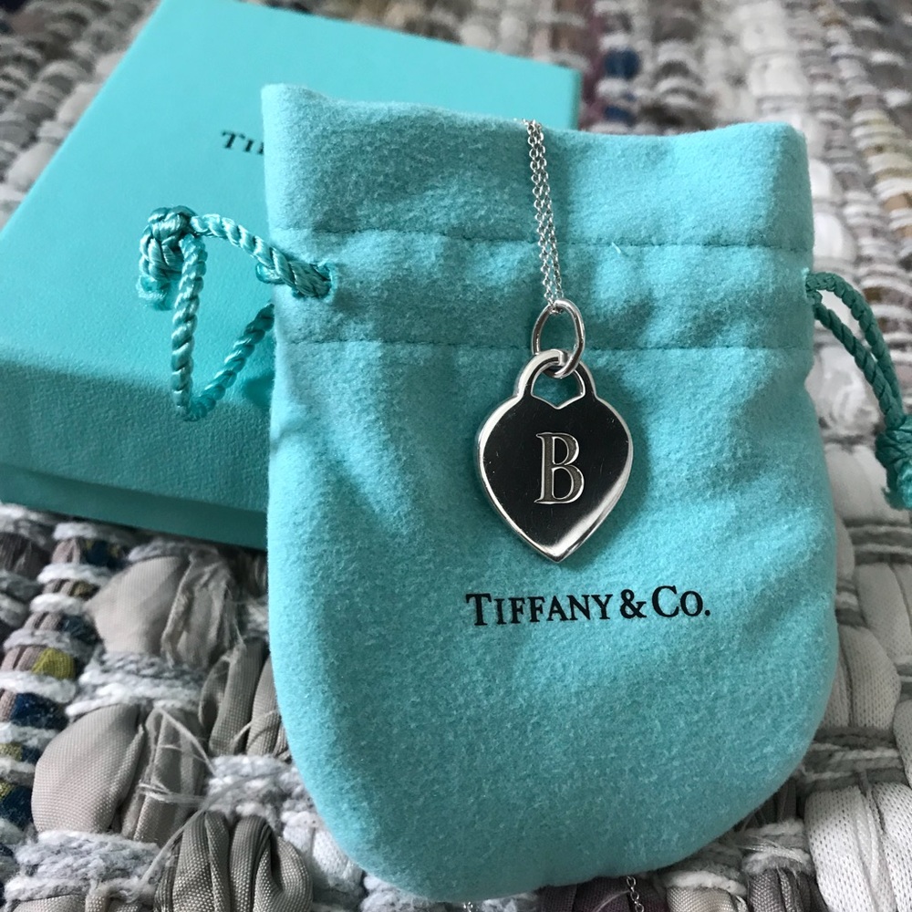 Tiffany & Co “B” heart tag charm
